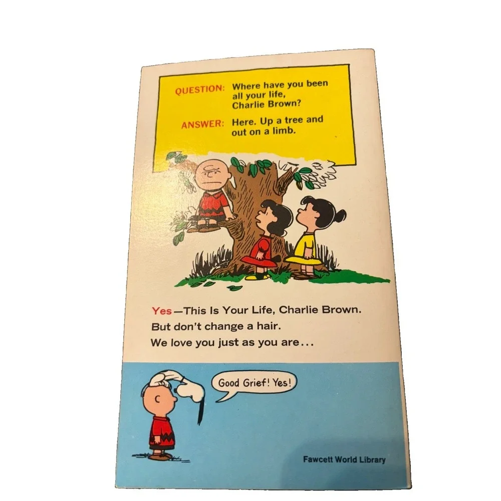 Vintage Peanuts This Is Your Life Charlie Brown Charles Schulz Fawcett 60¢